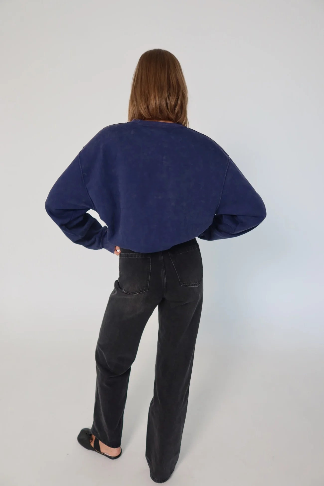 RAEF Maci Relaxed Sweater - Classic Blue