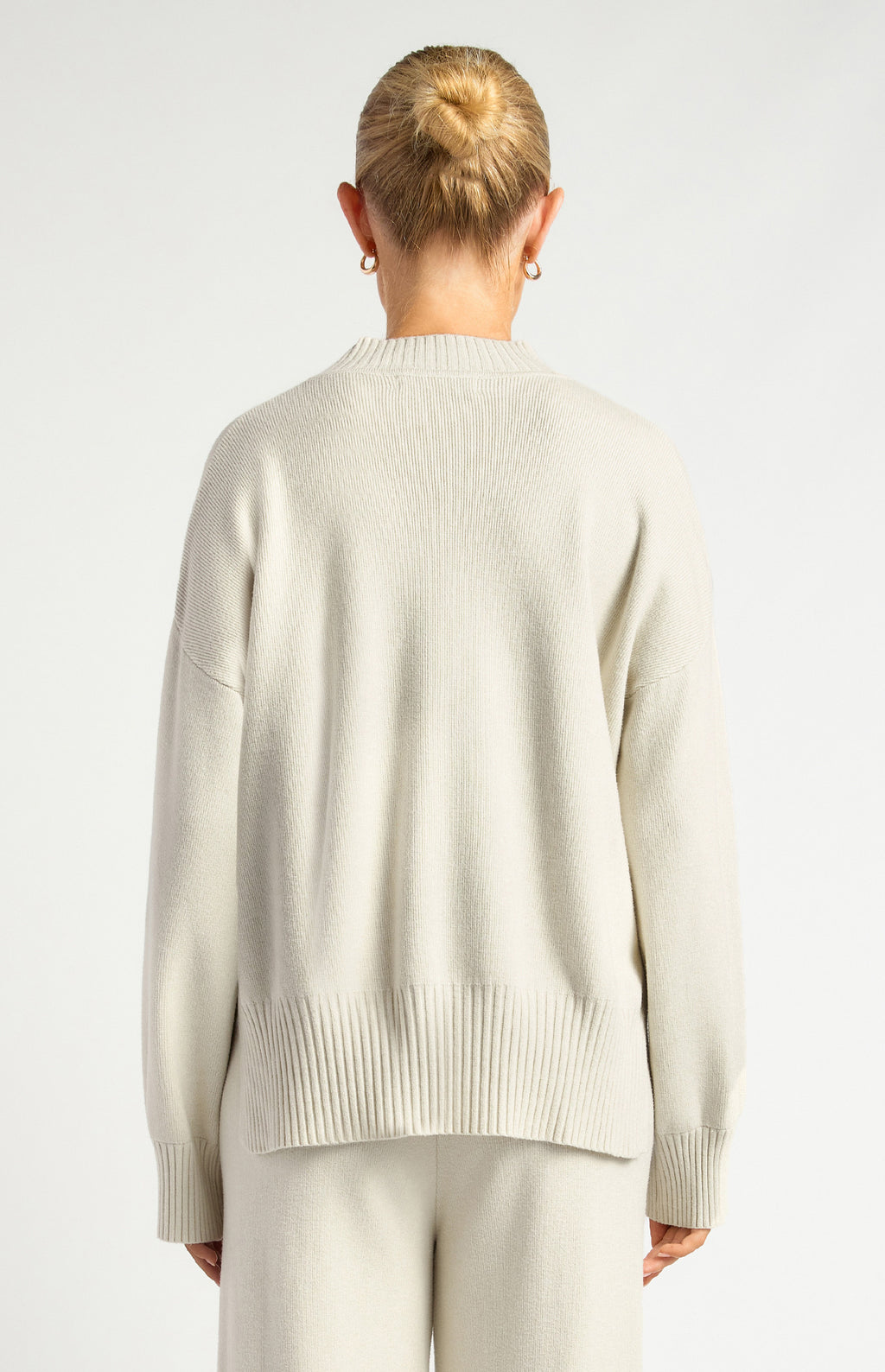 STYLE STATE - Front seam detail mock neck knit jumper