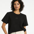 STATUS ANXEITY Feels Right Logo - Women's Tee / Soft Black