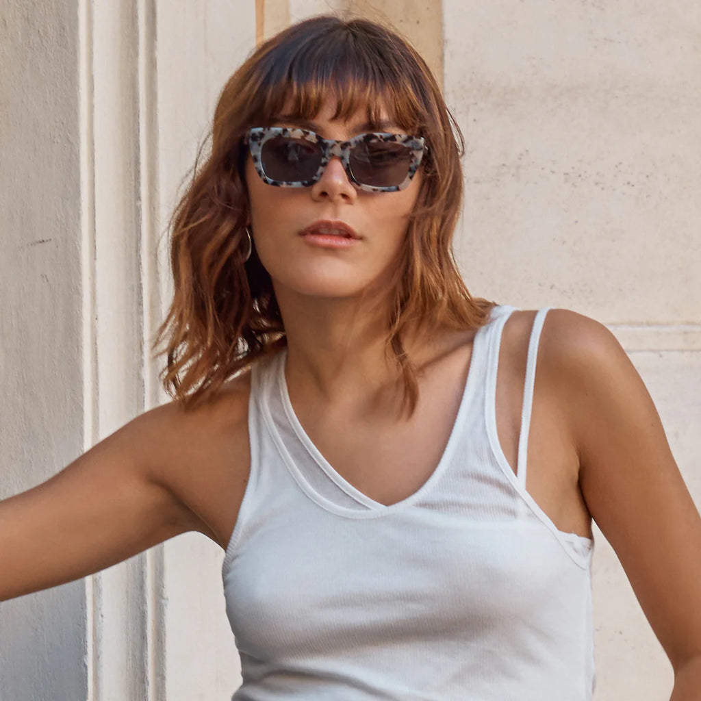STATUS ANXIETY Antagonist Sunglasses - White Tort