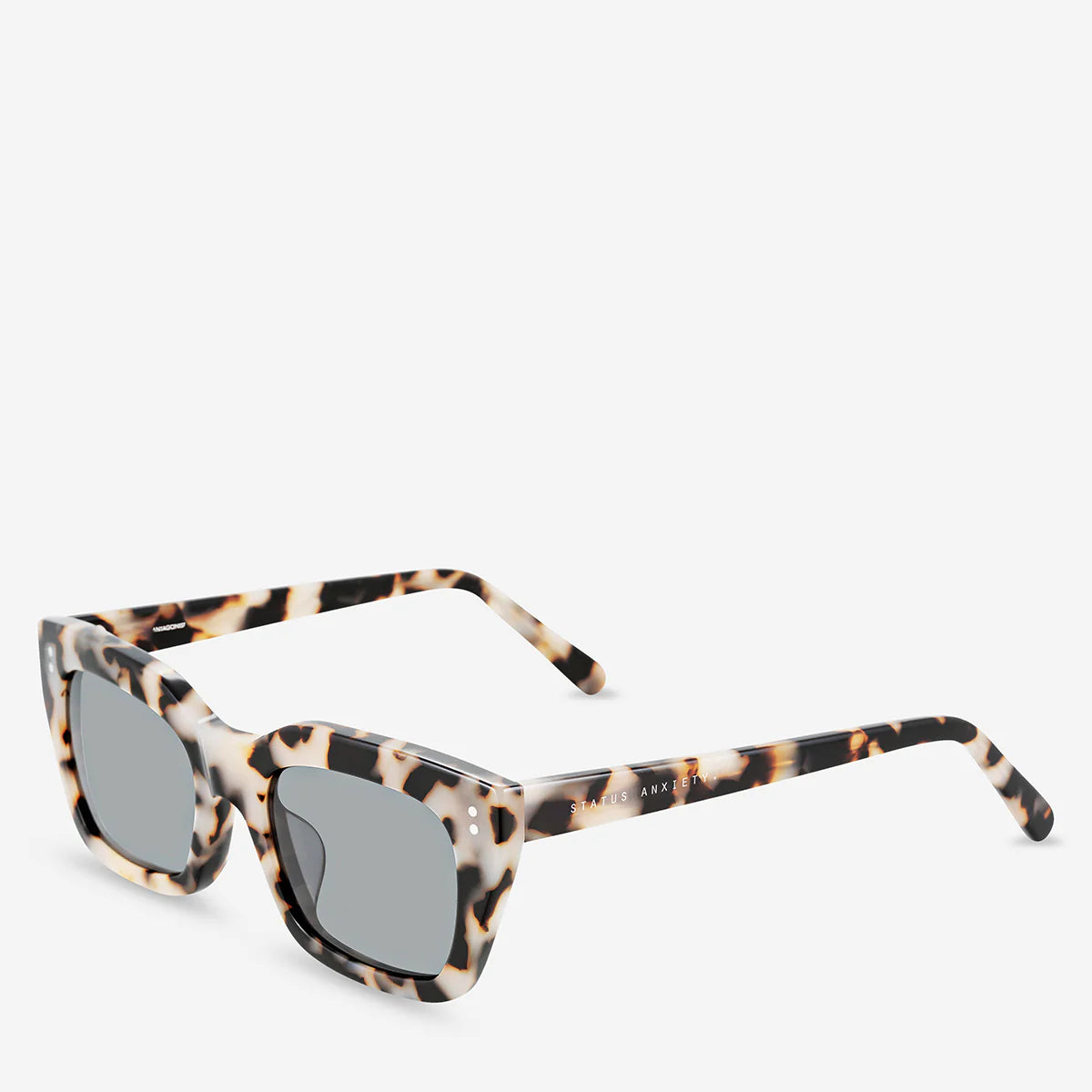 STATUS ANXIETY Antagonist Sunglasses - White Tort